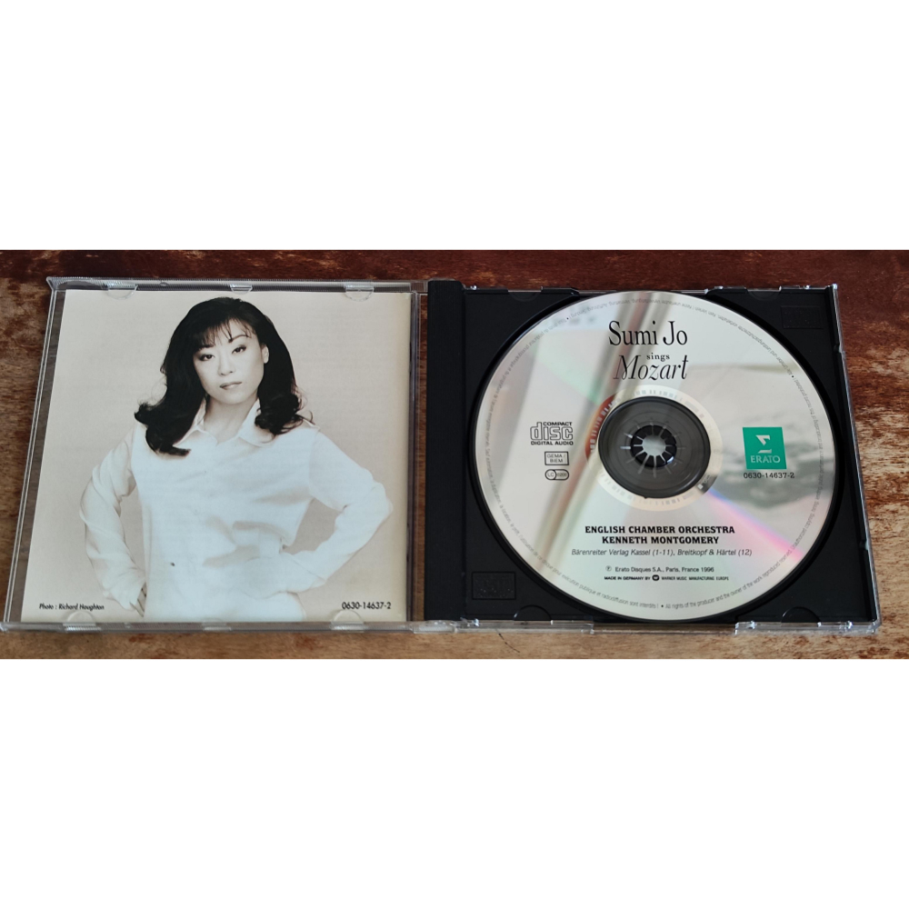 文本齋 曹秀美 Sumi Jo sings Mozart Montgomery 英國室內樂團 Erato-細節圖3