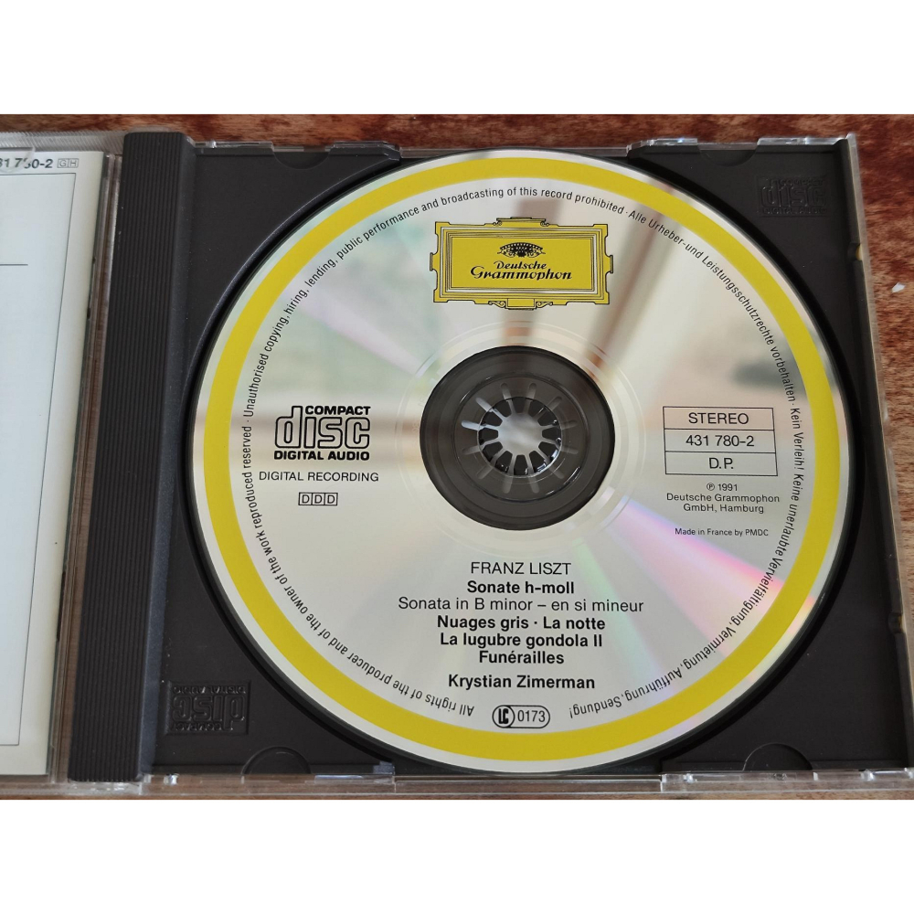 文本齋 Krystian Zimerman 齊瑪曼 Liszt 李斯特 B小調鋼琴奏鳴曲 等鋼琴作品 DG-細節圖3