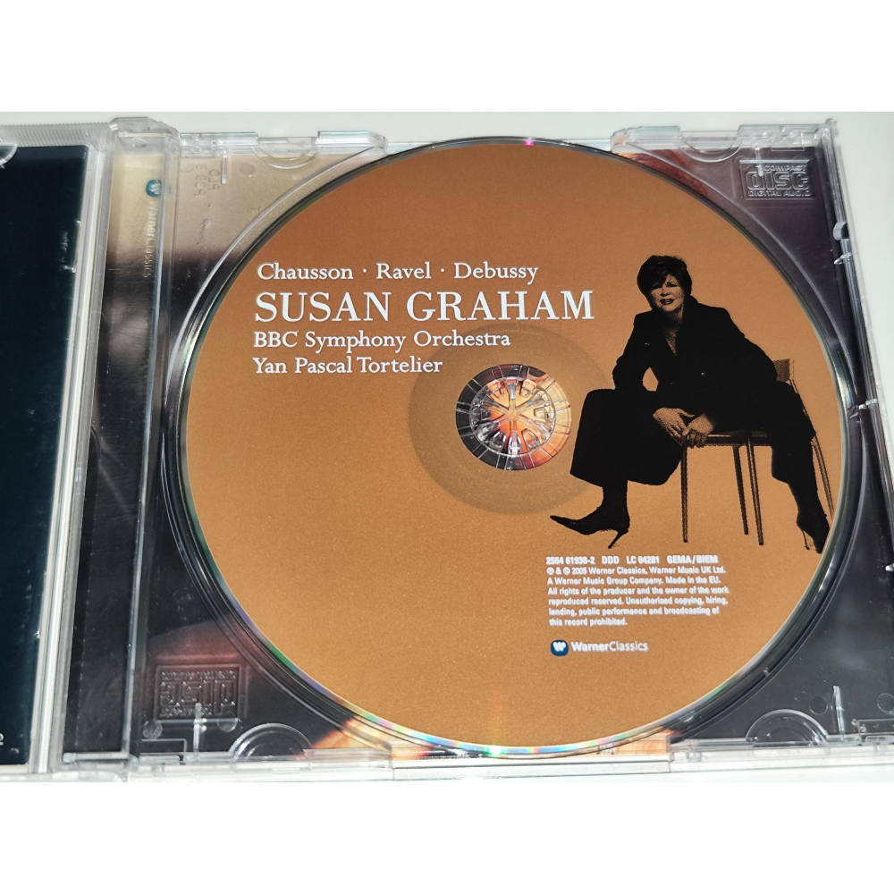 Susan Graham Tortelier Poèmes De L＇Amour Chausson Ravel Debu-細節圖3