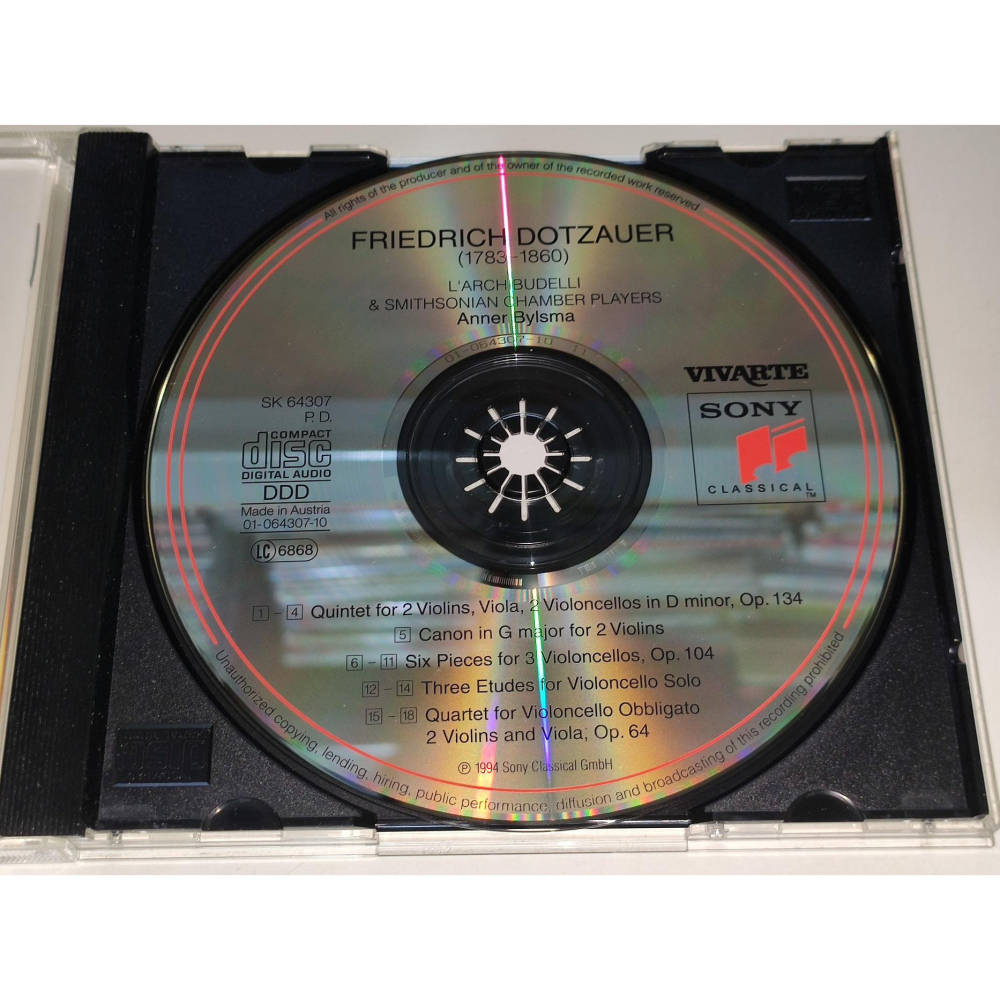 文本齋 Anner Bylsma Dotzauer Chamber Music For Strings SONY-細節圖3