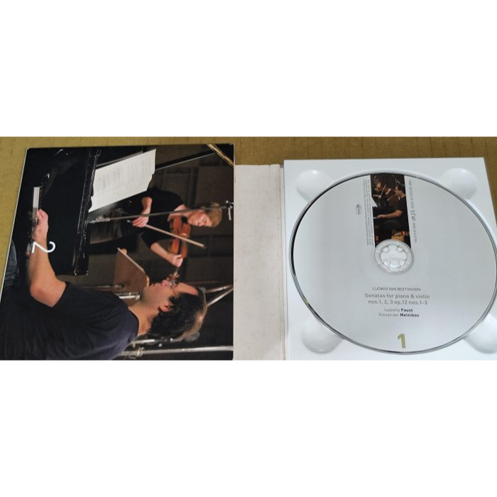Isabelle Faust Alexander Melnikov 貝多芬 小提琴奏鳴曲全集 4CD Harmonia-細節圖3