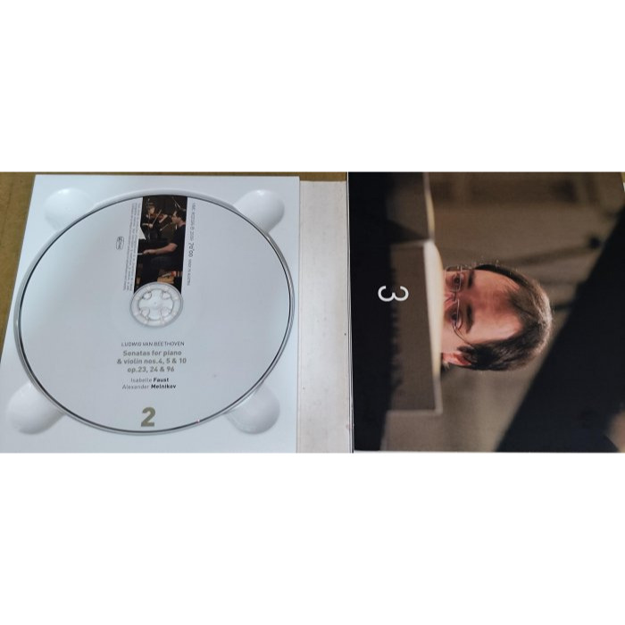 Isabelle Faust Alexander Melnikov 貝多芬 小提琴奏鳴曲全集 4CD Harmonia-細節圖4