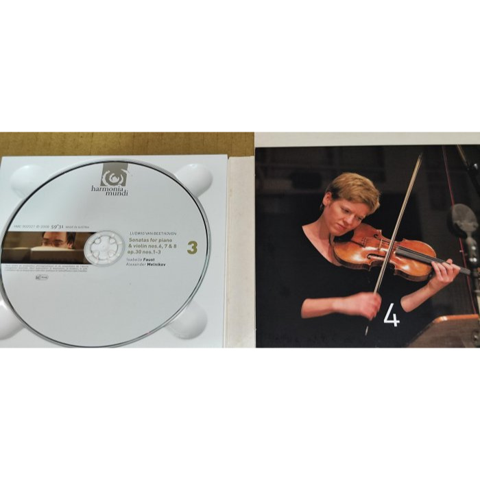 Isabelle Faust Alexander Melnikov 貝多芬 小提琴奏鳴曲全集 4CD Harmonia-細節圖5