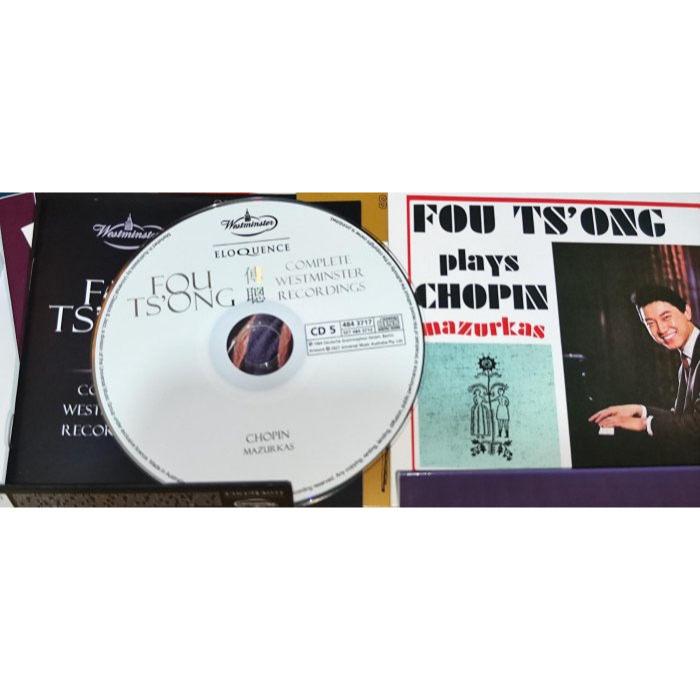 傅聰 Fou Ts’ong 西敏寺 Westminster CBS 錄音大全集 20CD Eloquence SONY-細節圖4