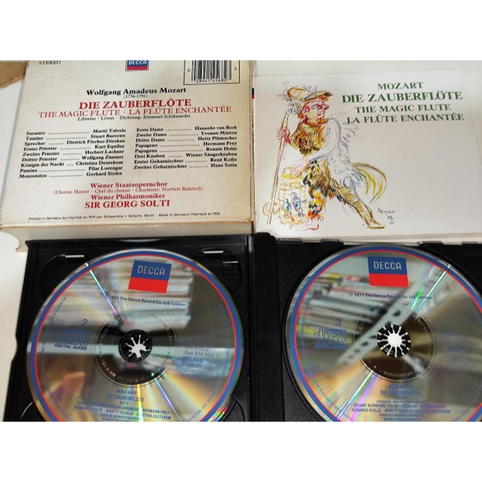 文本齋 Solti 蕭提 Lorengar Mozart 莫札特 Die Zauberflote 魔笛 維也納愛樂 3C-細節圖2