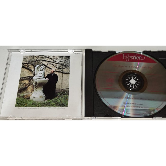 Edith Mathis Graham Johnson Schubert 舒伯特 藝術歌曲集 21 Hyperion-細節圖3