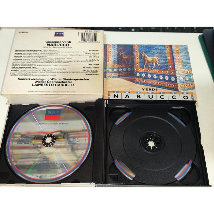 文本齋 Gobbi Souliotis Gardelli Verdi 威爾第 Nabucco 納布科 2CD DECCA-細節圖2