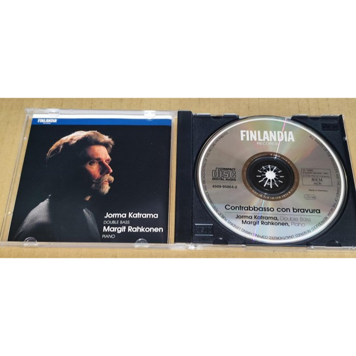 Jorma Katrama Rahkonen Contrabbasso Con Bravura 低音大提琴 安可曲集 F-細節圖3