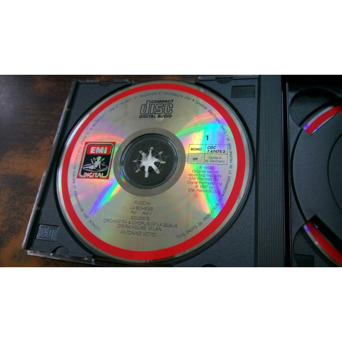 文本齋 Callas 卡拉絲 Votto Puccini 普契尼 La boheme 波西米亞人 史卡拉歌劇院 2CD-細節圖3