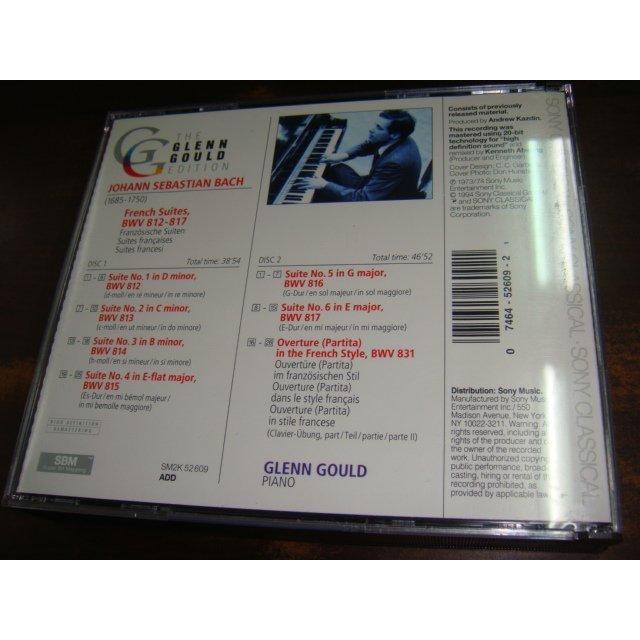 文本齋 Glenn Gould 顧爾德 BACH 巴赫 巴哈 法國組曲 French Suites 2CD SONY-細節圖2