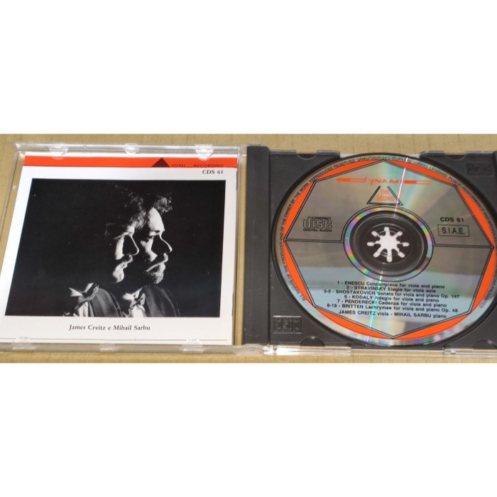 James Creitz Mihail Sarbu Enescu Stravinsky Shostakovich Kod-細節圖3