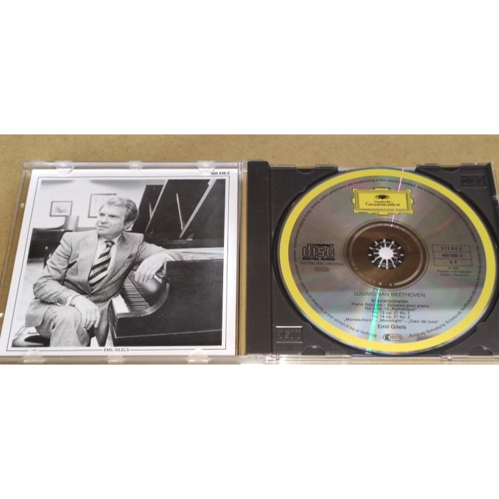 好音悅 半銀圈 吉利爾斯 Gilels 貝多芬 Beethoven 鋼琴奏鳴曲 悲愴 月光 DG 德PMDC版-細節圖3
