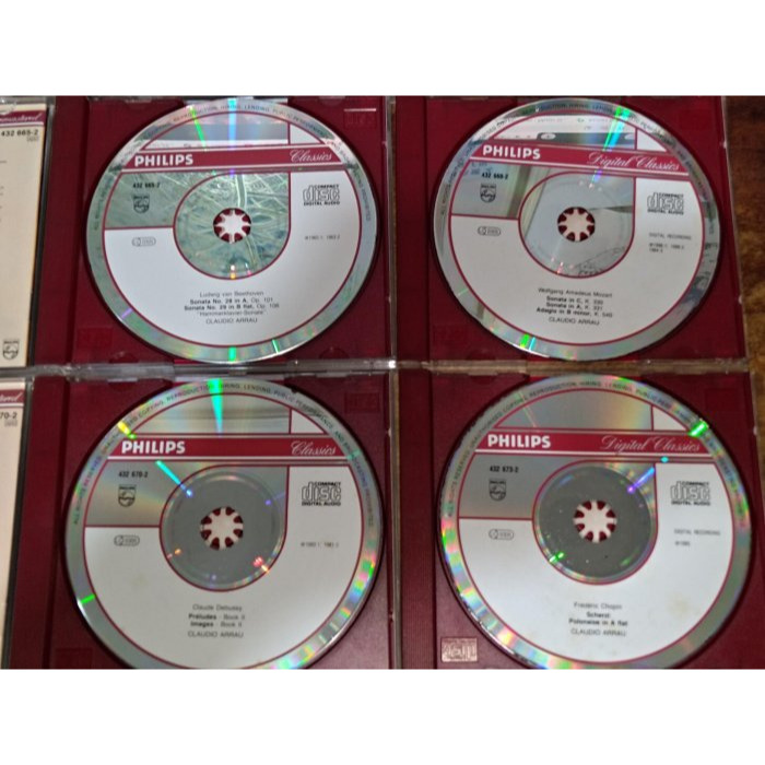 全銀圈 阿勞 Claudio Arrau collection 1.4.5.12.13.16.18.21 Philips-細節圖6