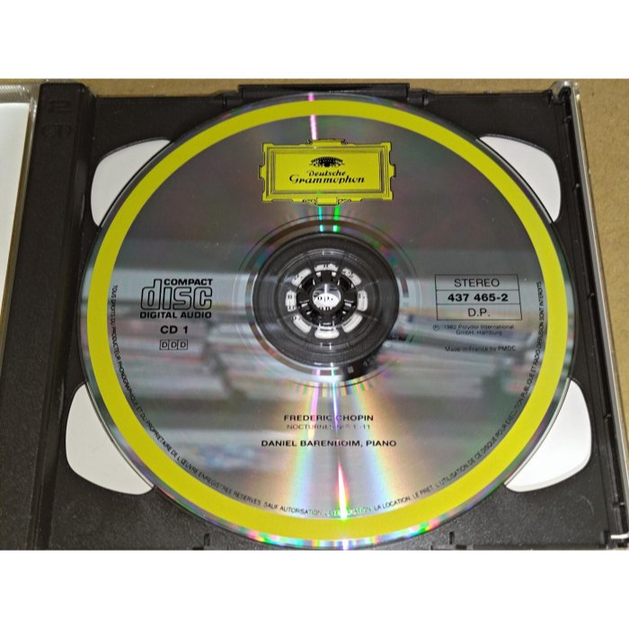 好音悅 Barenboim 巴倫波因 Chopin 蕭邦 Nocturnes 夜曲 2CD DG 法版-細節圖3