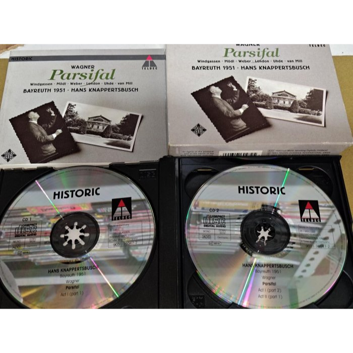 Bayreuth 1951 Knappertsbusch Wagner 華格納 Parsifal 帕西法爾 4CD 德版-細節圖2
