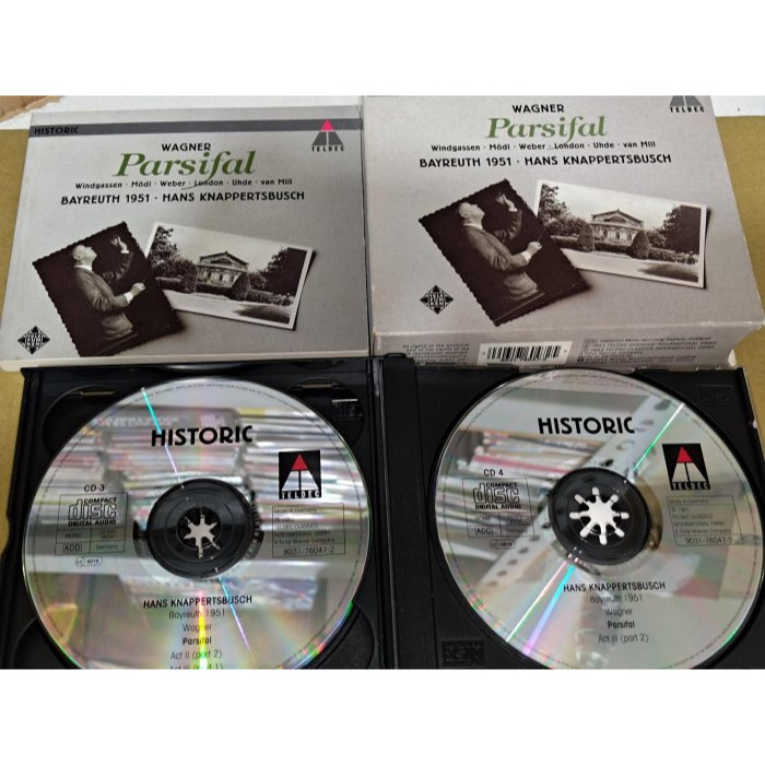Bayreuth 1951 Knappertsbusch Wagner 華格納 Parsifal 帕西法爾 4CD 德版-細節圖3