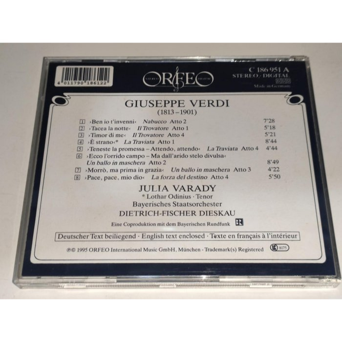 Julia Varady Fischer-Dieskau Verdi Heroinen Vol.1 巴伐利亞國立管弦 O-細節圖2