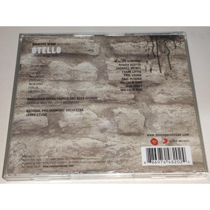 多明哥 Domingo Scotto Milnes Levine 李汶 Verdi 威爾第 Otello 奧泰羅 2CD-細節圖2