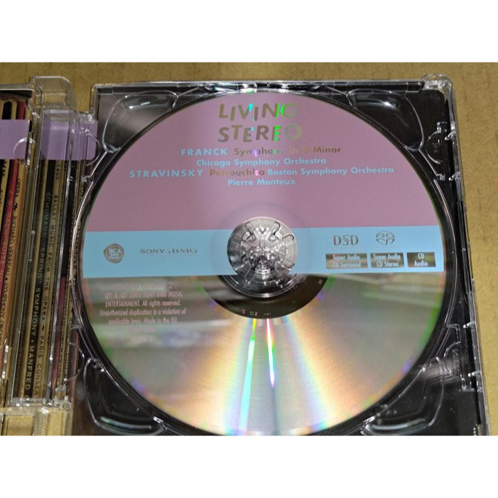 SACD RCA Living Stereo Monteux 法朗克 D小調交響曲 史特拉汶斯基 彼得洛希卡 芝加哥交響-細節圖3