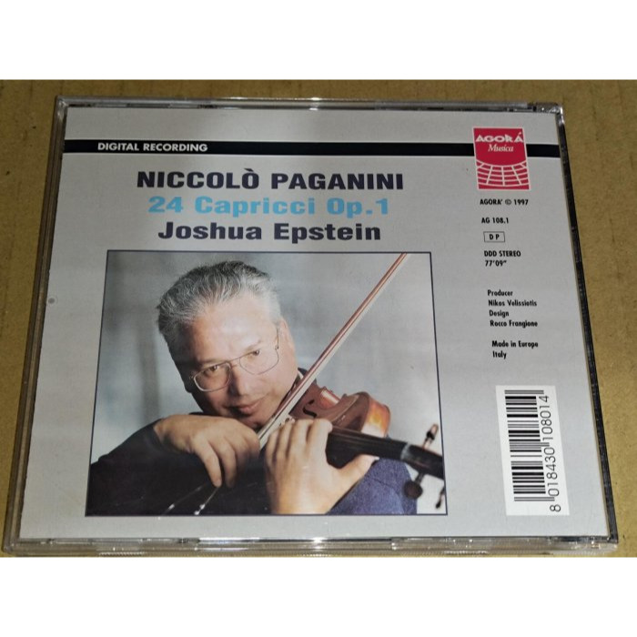 好音悅 Joshua Epstein Paganini 帕格尼尼 24 Caprices 24首隨想曲 Agorá 義版-細節圖2