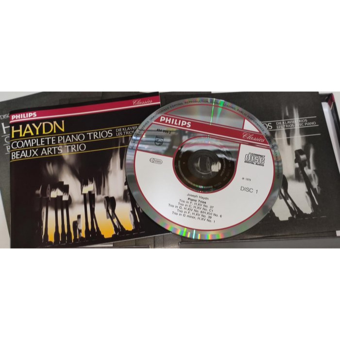 文本齋 Beaux Arts Trio 美藝三重奏 Haydn 海頓 鋼琴三重奏全集 9CD Philips 德EDC版-細節圖3