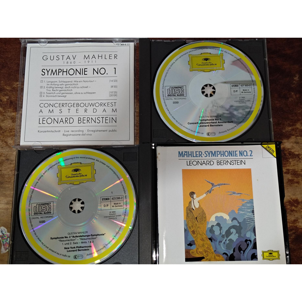 好音悅 Bernstein 伯恩斯坦 Mahler 馬勒 交響曲全集 少年魔法號角 DG 11專輯共17CD全部高價版-細節圖5