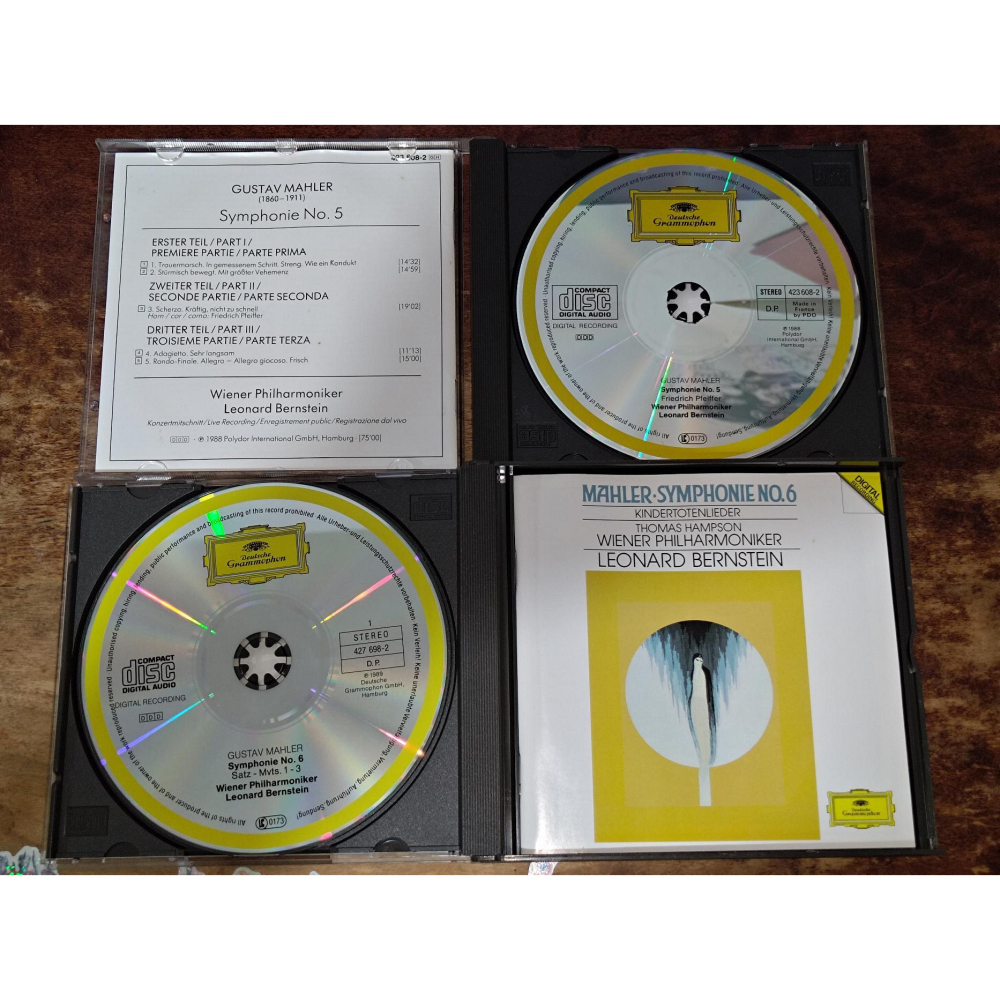 好音悅 Bernstein 伯恩斯坦 Mahler 馬勒 交響曲全集 少年魔法號角 DG 11專輯共17CD全部高價版-細節圖7