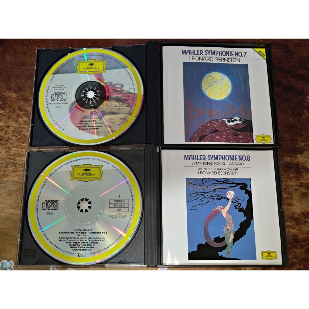 好音悅 Bernstein 伯恩斯坦 Mahler 馬勒 交響曲全集 少年魔法號角 DG 11專輯共17CD全部高價版-細節圖8