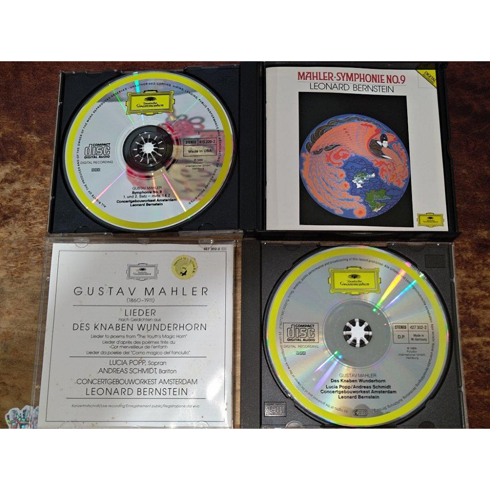 好音悅 Bernstein 伯恩斯坦 Mahler 馬勒 交響曲全集 少年魔法號角 DG 11專輯共17CD全部高價版-細節圖9