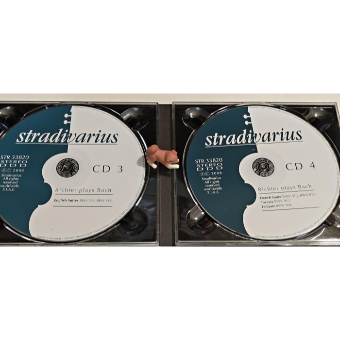 好音悅 Sviatoslav Richter Plays Bach 李希特 巴哈 英國組曲 等 4CD Stradiva-細節圖4