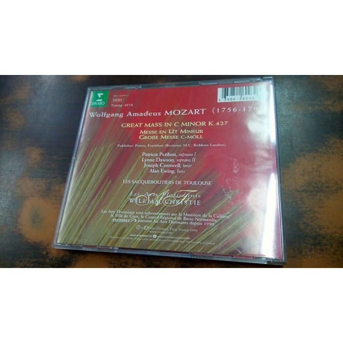 文本齋 William Christie Petibon Mozart Mass in C 莫札特 c小調彌撒曲 K42-細節圖2