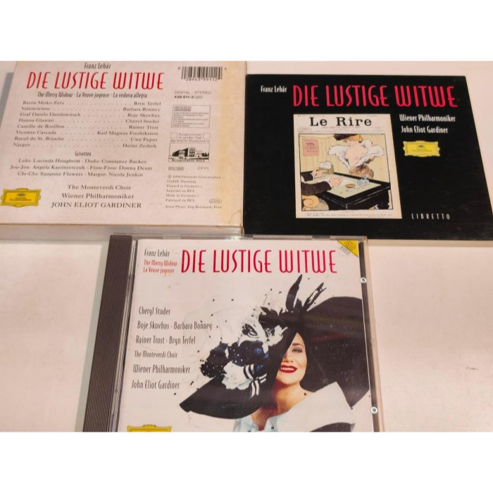 Gardiner 賈第納 Studer Skovhus Bonney Lehar 雷哈爾 風流寡婦 維也納愛樂 DG-細節圖2
