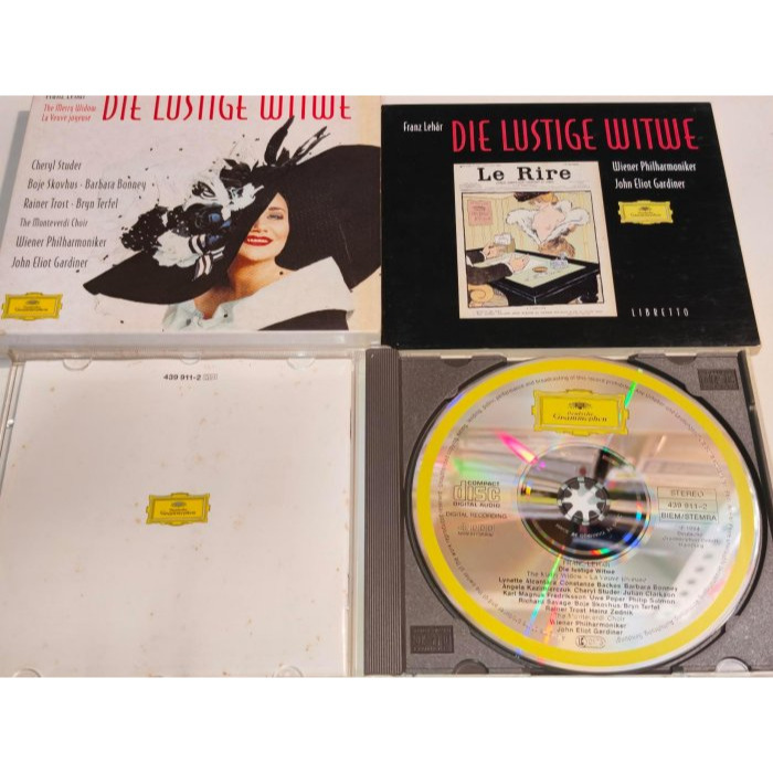 Gardiner 賈第納 Studer Skovhus Bonney Lehar 雷哈爾 風流寡婦 維也納愛樂 DG-細節圖3