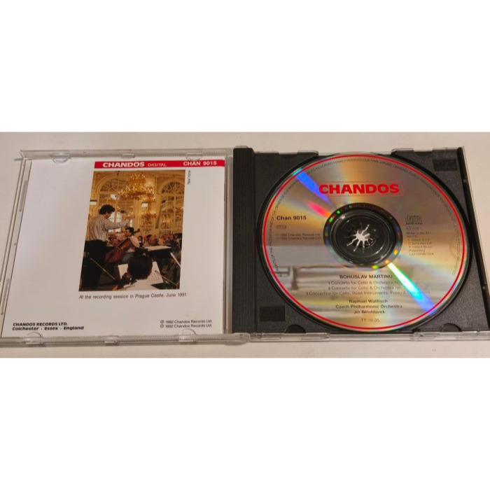 文本齋 Wallfisch Bělohlávek Martinů 馬替努 大提琴協奏曲 捷克愛樂 Chandos-細節圖3