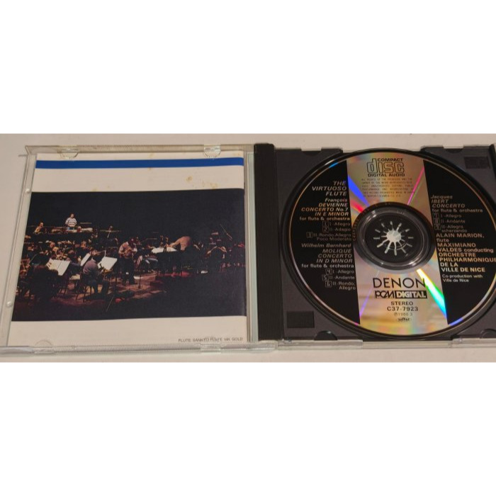 文本齋 Alain Marion Valdés Devienne Molique Ibert 長笛協奏曲 DENON-細節圖3