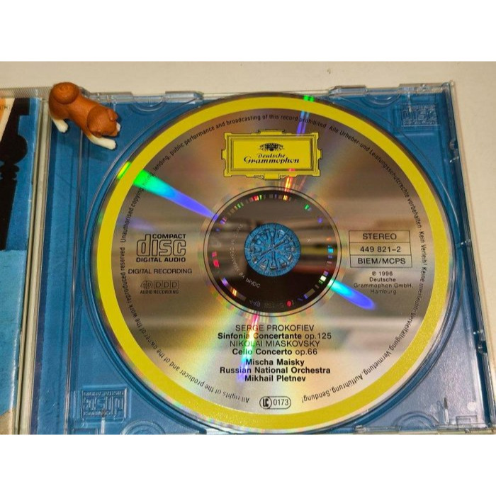 好音悅 半銀圈 Maisky 麥斯基 Pletnev 普羅高菲夫 米亞斯科夫斯基 大提琴協奏曲 俄羅斯國家管弦 DG 德-細節圖3