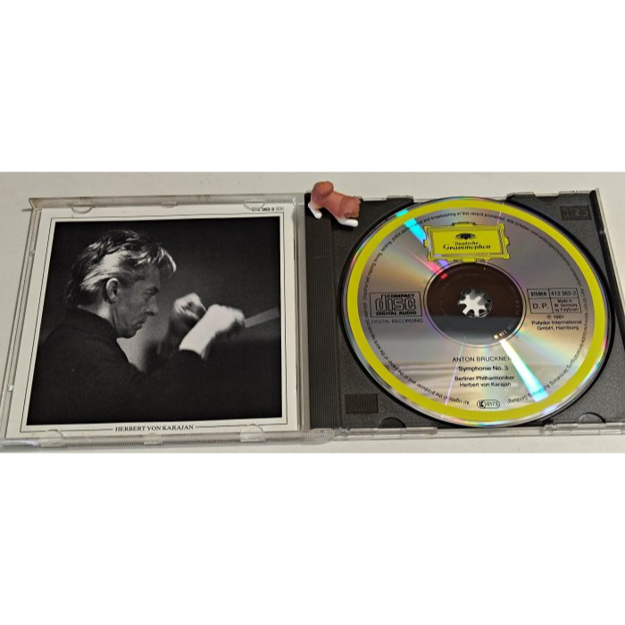 好音悅 全銀圈 Karajan 卡拉揚 Bruckner 布魯克納 第3號交響曲 柏林愛樂 DG 西德PDO 無IFPI-細節圖3
