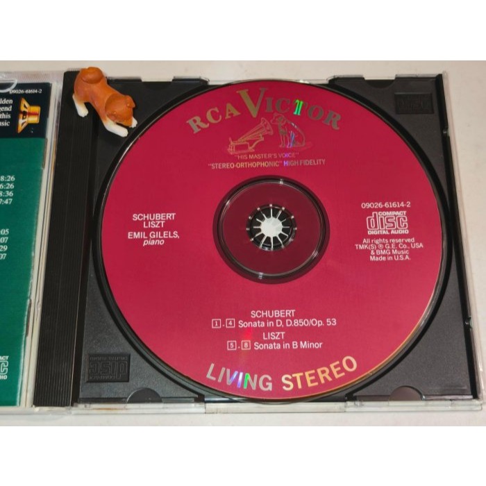 好音悅 RCA Living Stereo Gilels 吉利爾斯 舒伯特 第17號 D850 李斯特 b小調鋼琴奏鳴曲-細節圖4
