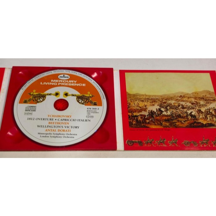 好音悅 半銀圈 TAS 爆棚發燒片 Dorati Mercury 早期紙盒版 柴可夫斯基 1812序曲 義大利隨想曲 貝-細節圖4