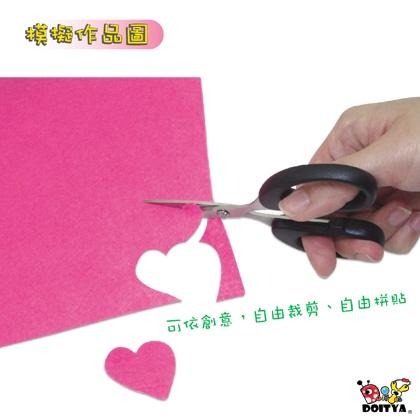 美勞材料 環保無毒 不織布材料 不織布布片 背膠 無背膠 A4 不織布 彩色不織布 一包12入 小公園手作-細節圖3