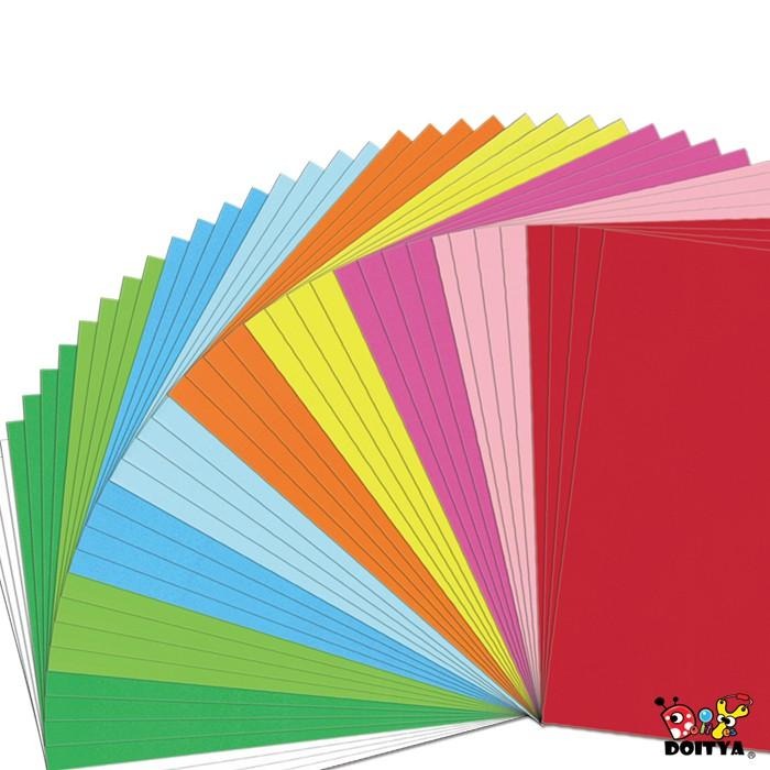 美勞工藝紙張 美勞專用 彩色卡紙 A4 A3 180g 雙面色卡紙 美術紙 小公園手作-細節圖2