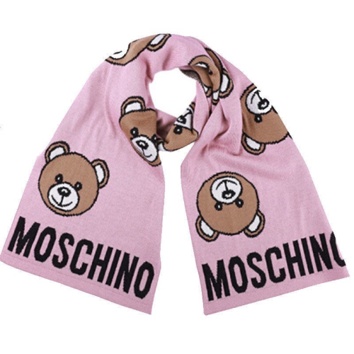 Moschino Q！泰迪熊圍巾🧣男女情侶款，針織保暖，舒適可愛曖心，送禮自用兩相宜🎄❤️