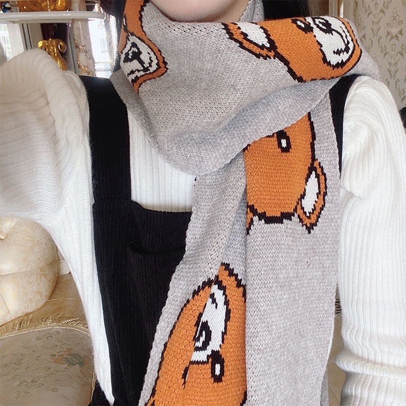 Moschino Q！泰迪熊圍巾🧣男女情侶款，針織保暖，舒適可愛曖心，送禮自用兩相宜🎄❤️-細節圖5