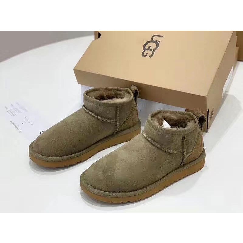 UGG mini小短筒鞋 百搭美靴👢一眼萬年 低筒筒靴 騎士靴 單靴 百搭！太顯腿細了！好棒的版型 美極了💕保暖短筒加絨-細節圖4
