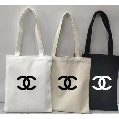 VIP限量積分贈品禮 Chanel 香奈兒 帆布包 托特包 肩背包 手提包 環保購物袋 方便實用 好氣質 帆布環保袋 購