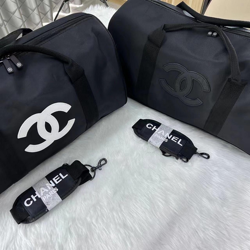 VIP積分贈禮 Chanel 香奈兒 旅行包大容量大包手提袋健身瑜珈袋手提可單肩斜背包行李袋帆布包托特包肩背包手提包 方-細節圖7