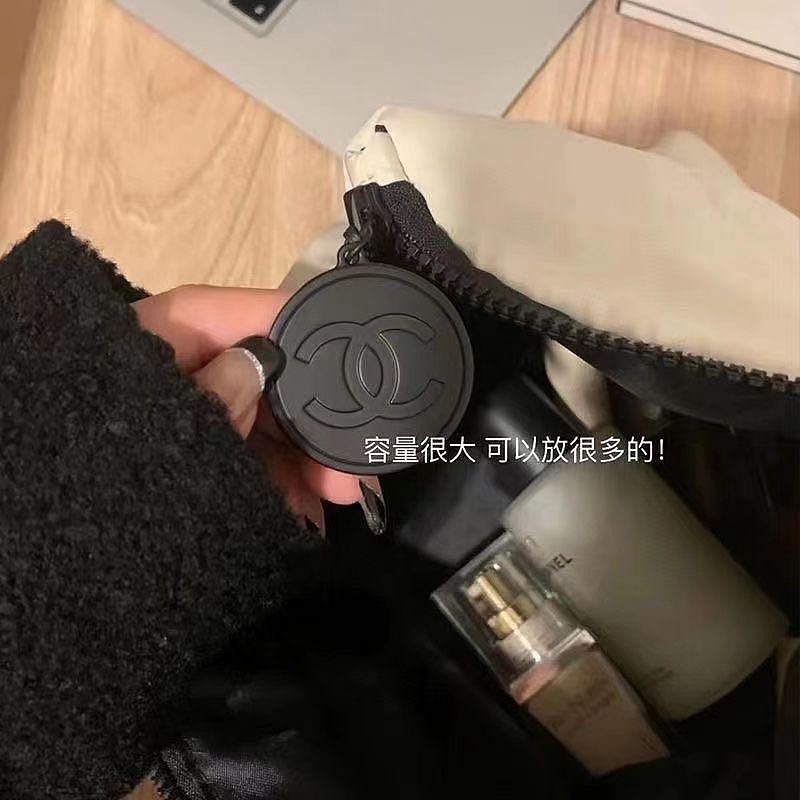 Chanel 香奈兒 化妝品 櫃稀有贈禮✨手拿包 洗漱包VIP漂亮禮大容量收納  收納包 旅行便攜平日也實用 母親節 情-細節圖5
