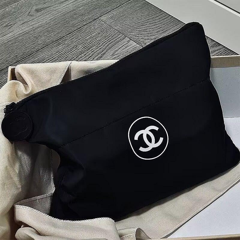 Chanel 香奈兒 化妝品 櫃稀有贈禮✨手拿包 洗漱包VIP漂亮禮大容量收納  收納包 旅行便攜平日也實用 母親節 情-細節圖7