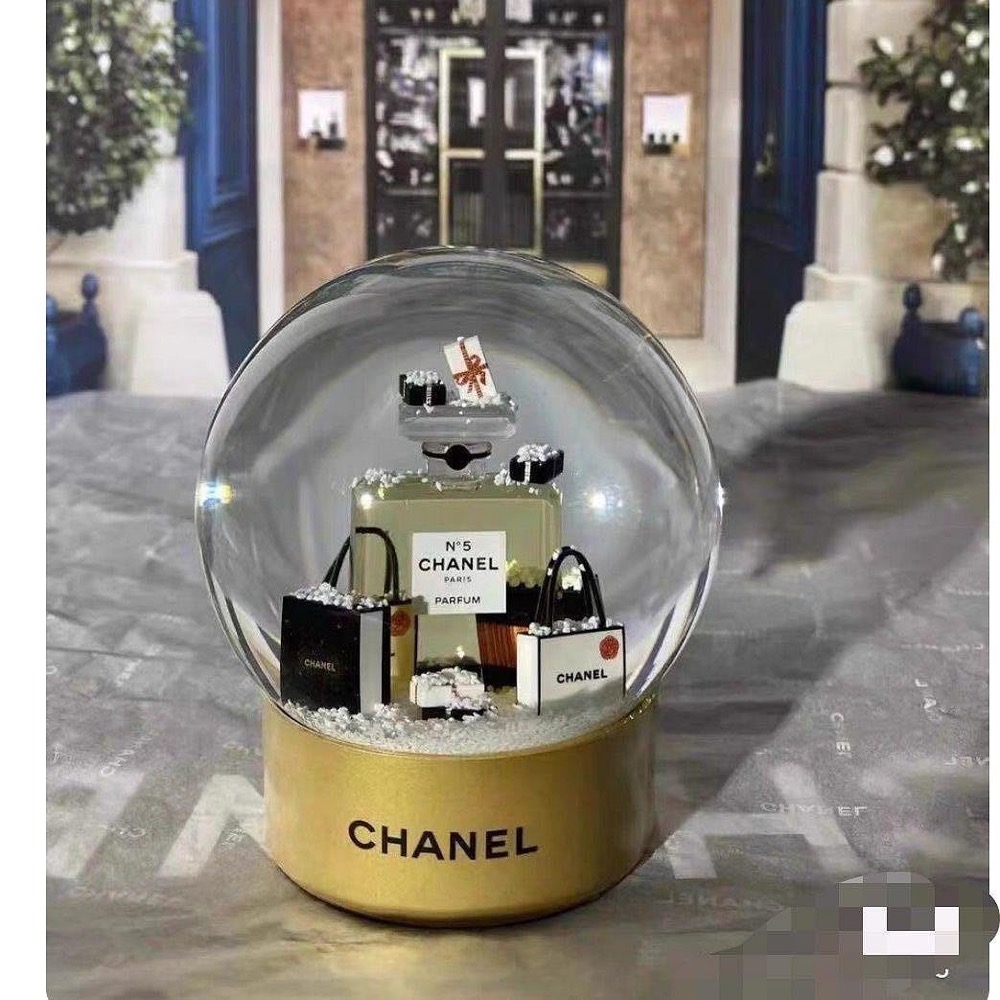 香奈兒Chanel vip專櫃積分禮 水晶球擺件 精緻雪花球 高級又討喜的禮品 情人節 母親節 生日禮物 送禮自用兩相宜-細節圖4
