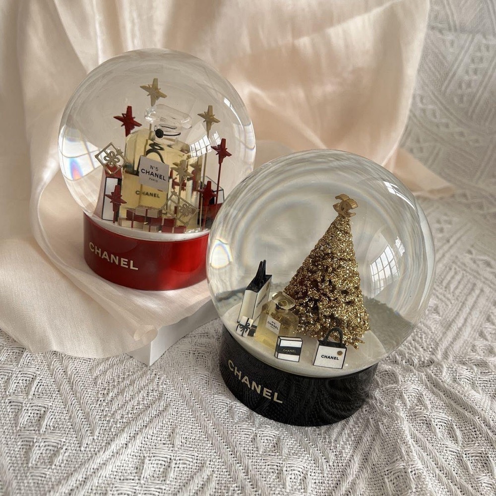 香奈兒Chanel vip專櫃積分禮 水晶球擺件 精緻雪花球 高級又討喜的禮品 情人節 母親節 生日禮物 送禮自用兩相宜-細節圖7